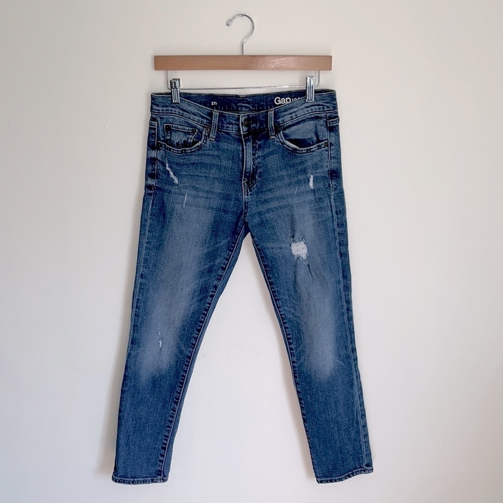 Gap Distressed Skinny Jeans